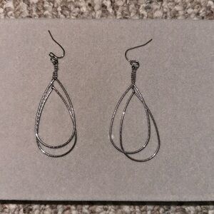 silver dangle earrings